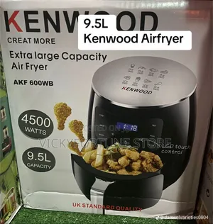 9.5liters Kenwood Air Fryer With Non-stick Basket, 4500w