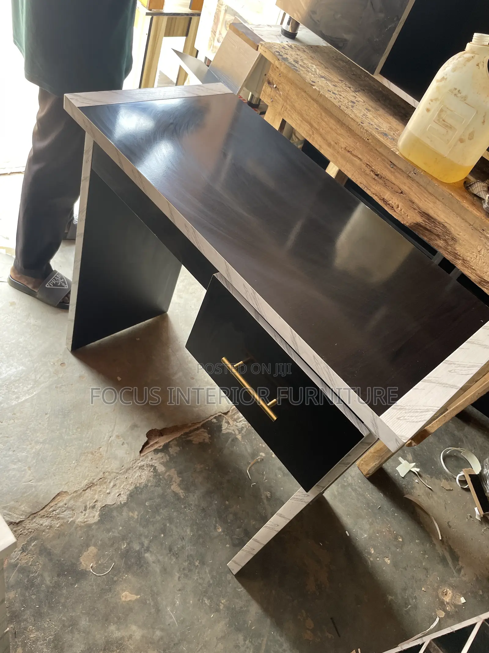 Modern Wooden Study Desk Office Table With Drawer