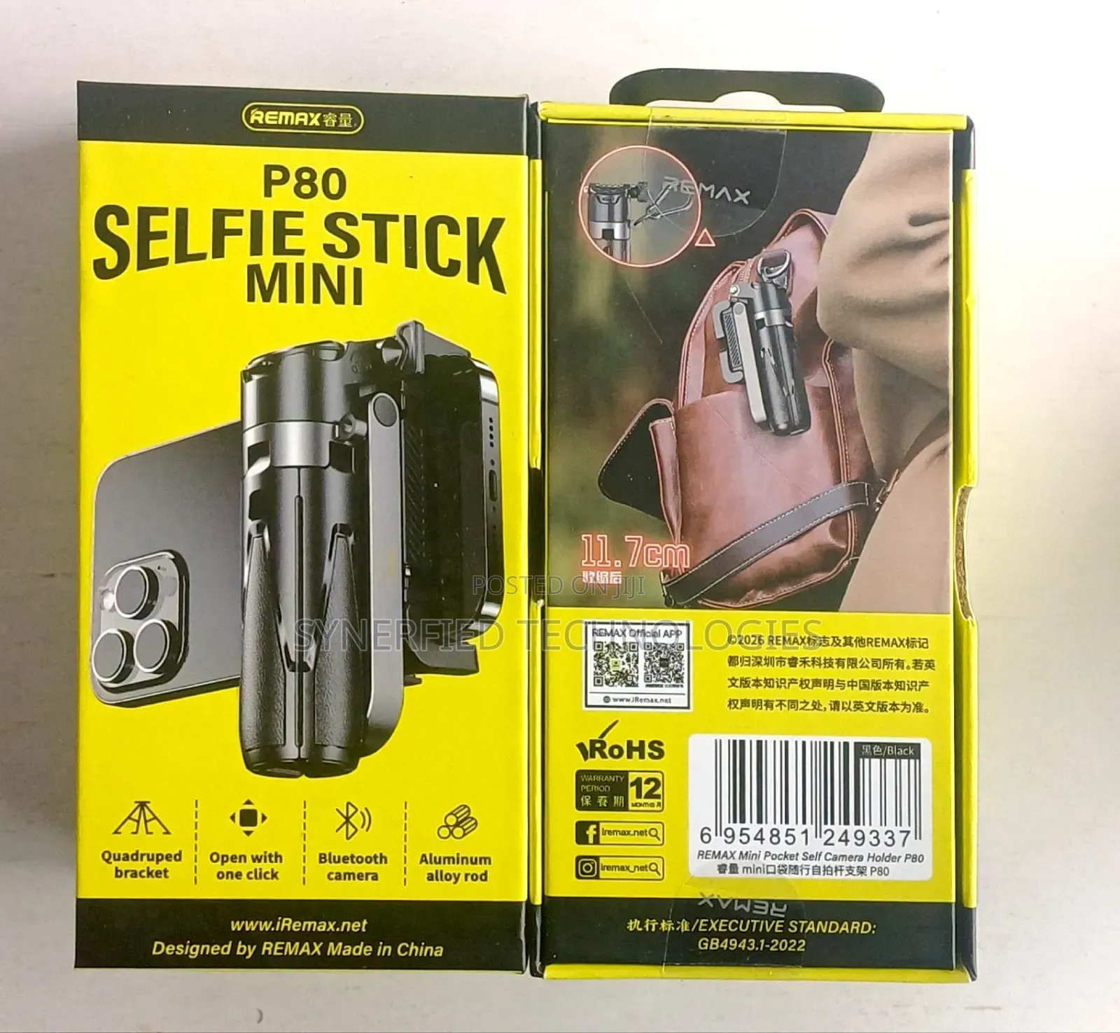 P80 Mini Bluetooth Selfie Stick Tripod Universal Phone Holders