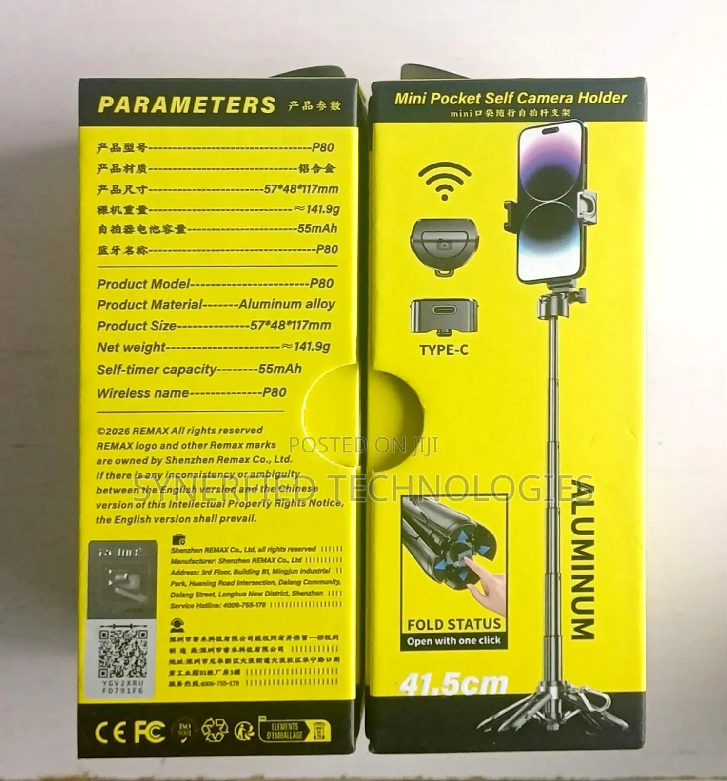 P80 Mini Bluetooth Selfie Stick Tripod Universal Phone Holders