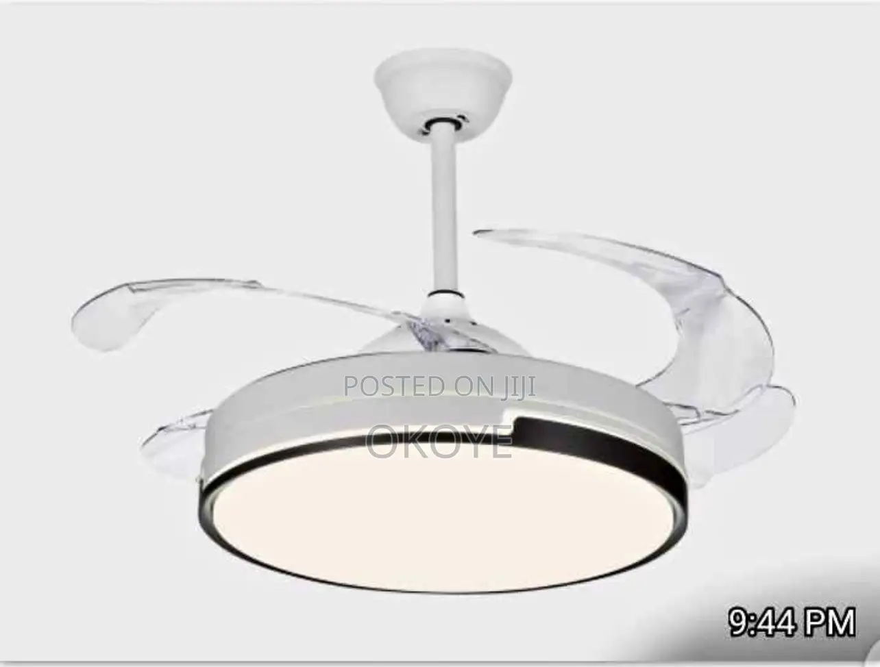 Led Fan Chandalier With Bluetooth
