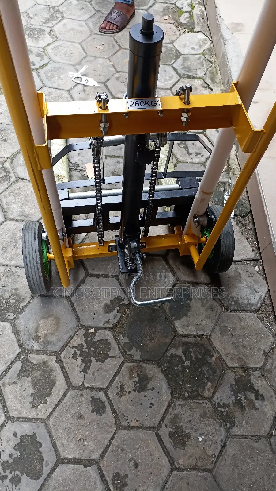 260kg Capacity Hydraulic Manual Stack Lifter