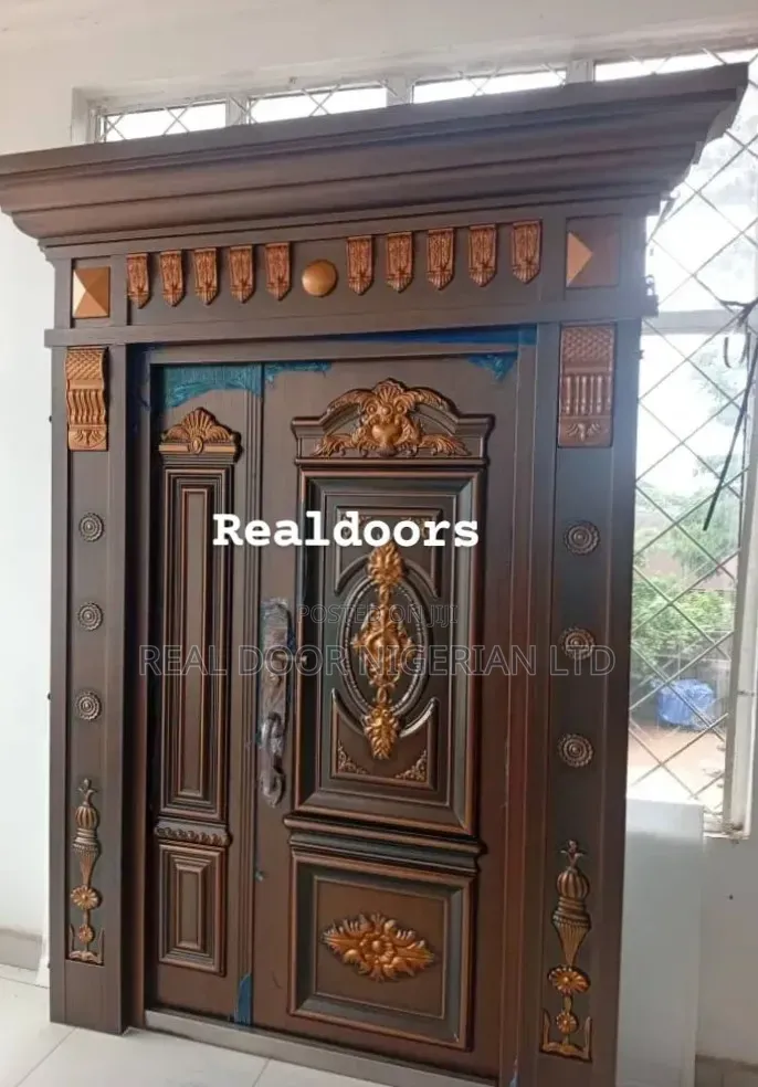 Security Copper Cast Door 4ft by 7ft With Ark