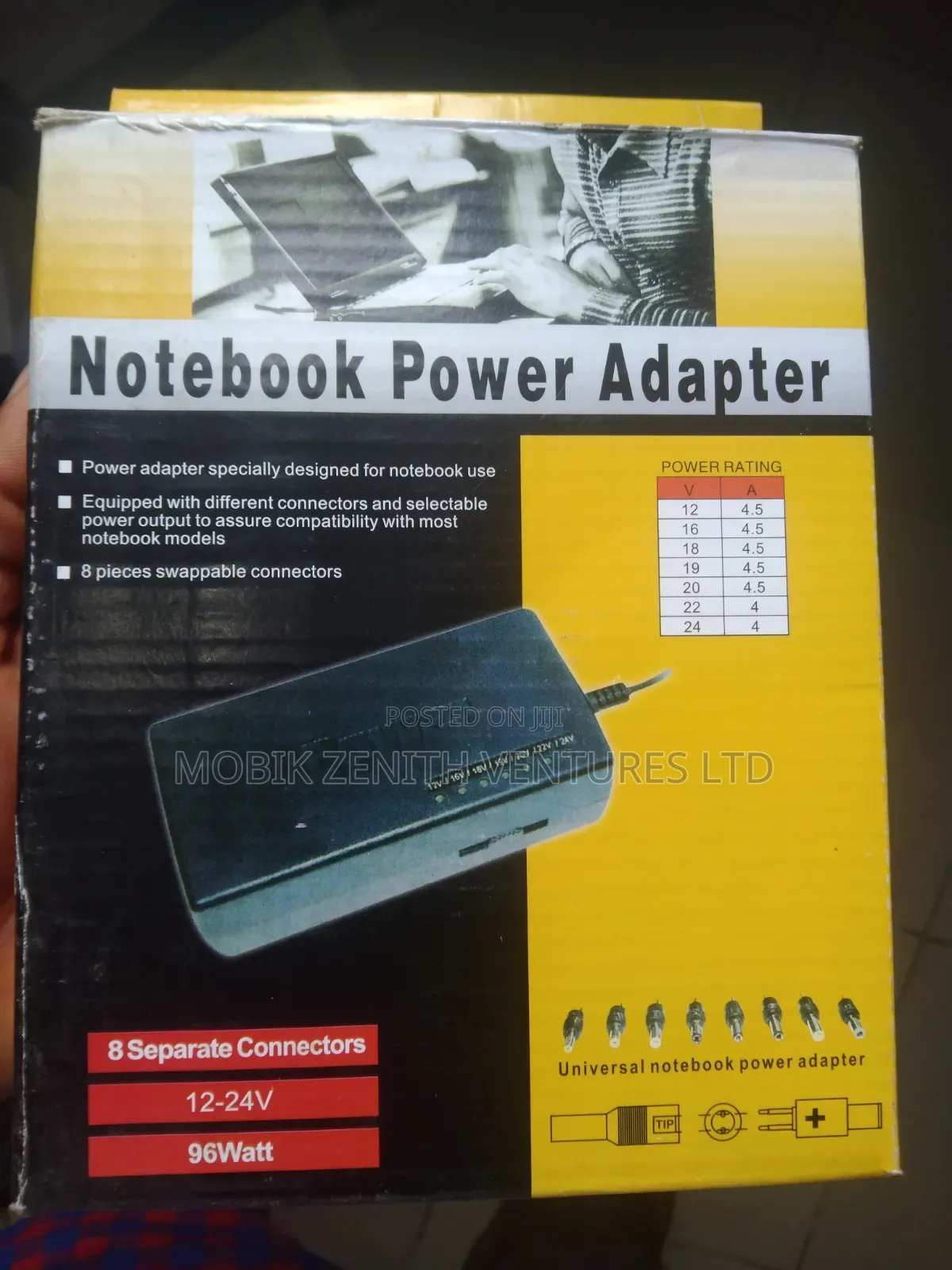 96w Multi Notebook Power Adapter