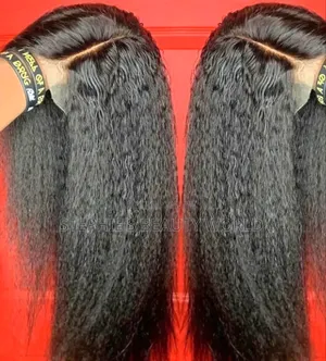 Kinky Straight Human Hair Wig