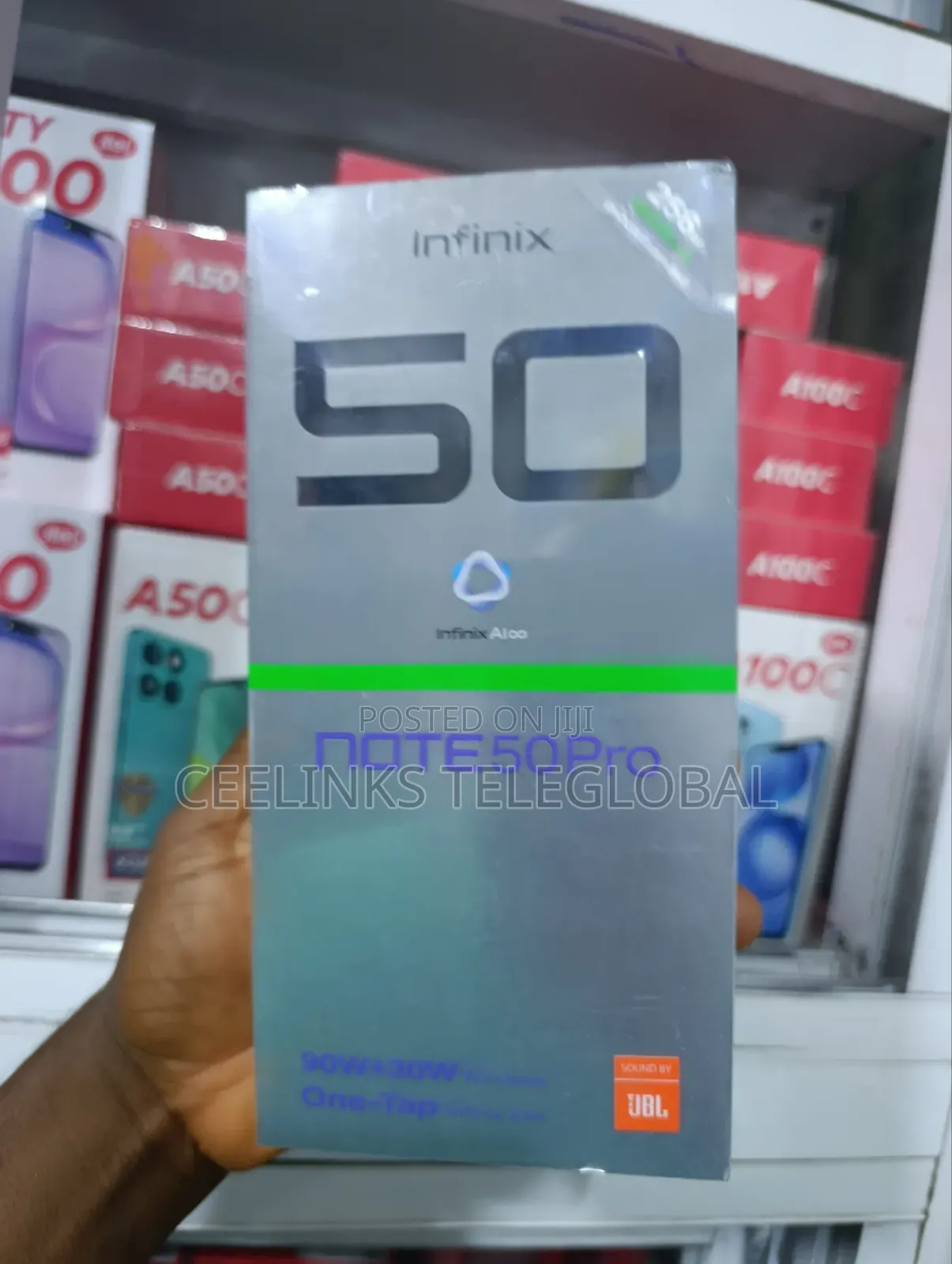 New Infinix Note 50 Pro 4G 256 GB Gray