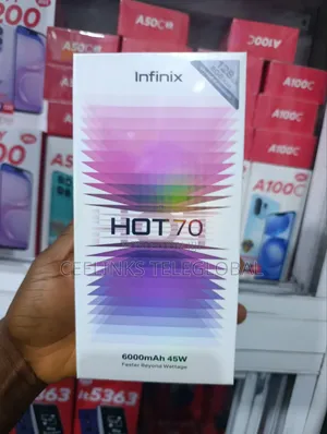 New Infinix Hot 70 128 GB Black