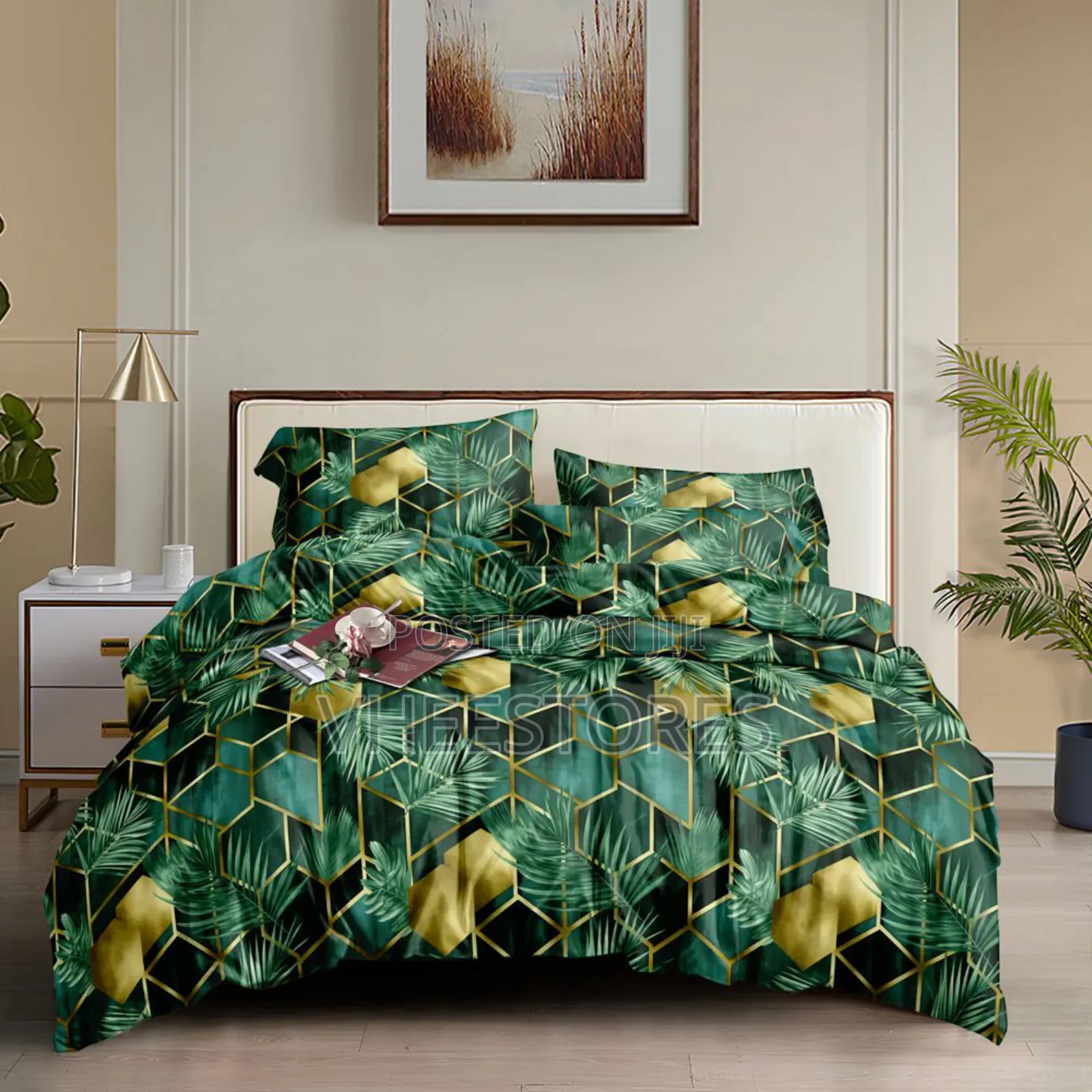 Quality 6x6 Bedspread and Pillowcase Set