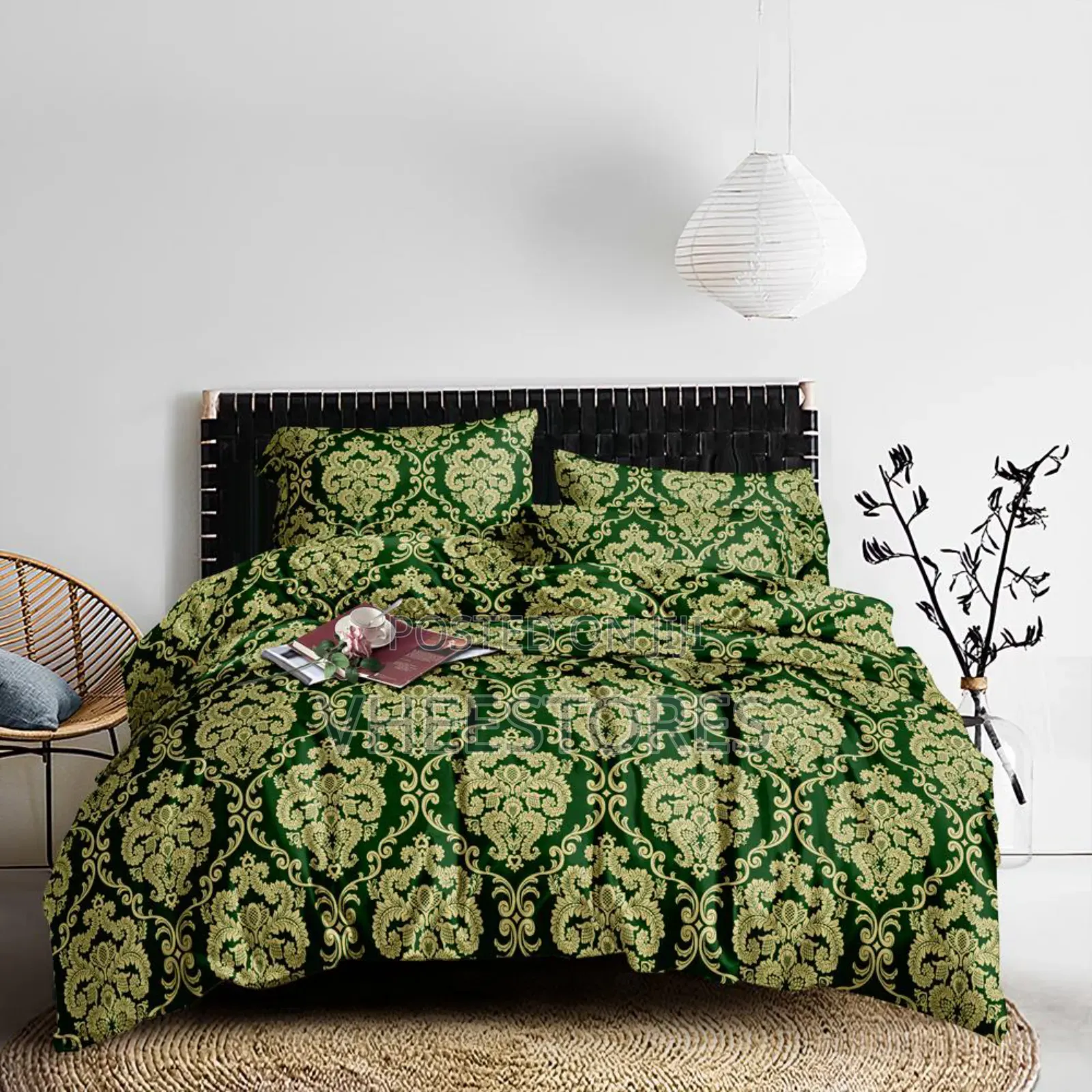 Quality 6x6 Bedspread and Pillowcase Set