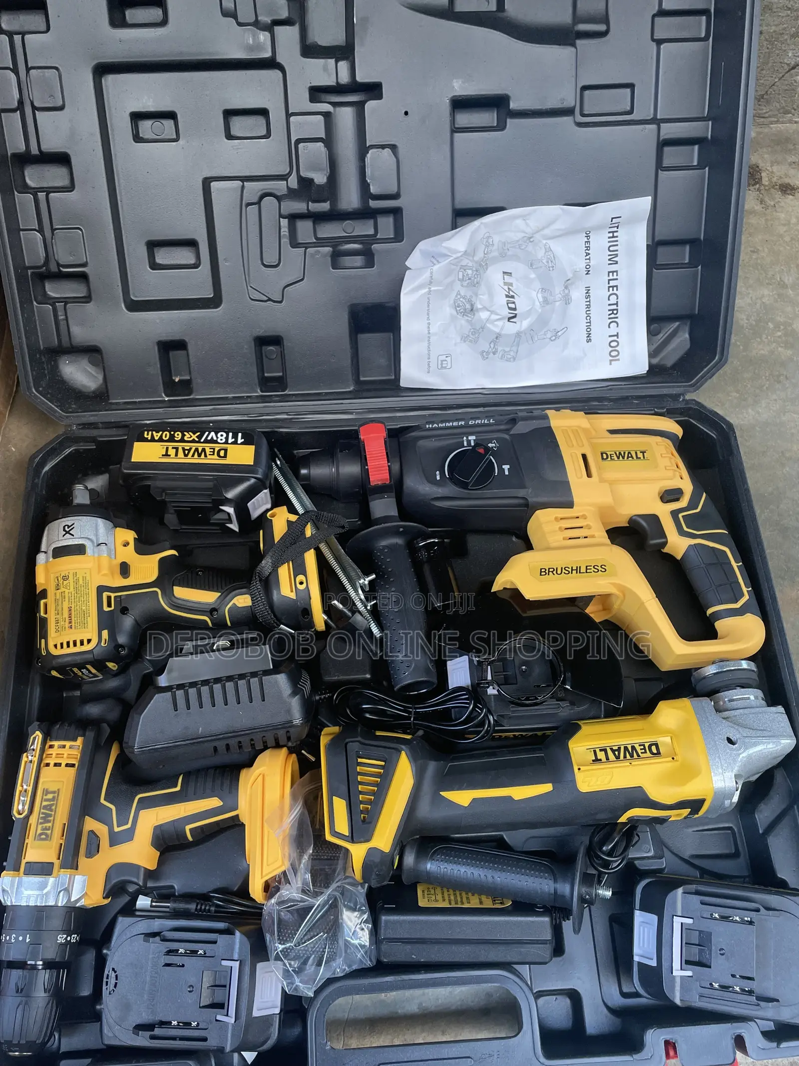 Dewalt Cordless Power Tools Combo Kits