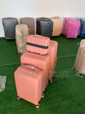 3-Piece Hard Shell Travel Luggage Set | Small Medium Large Suitcases