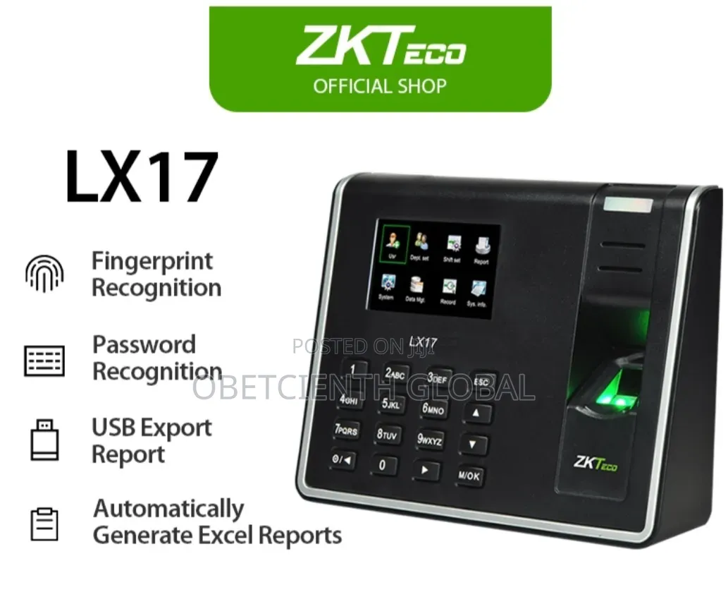 Zkteco Lx17 Simple Time and Attendance Terminal Q