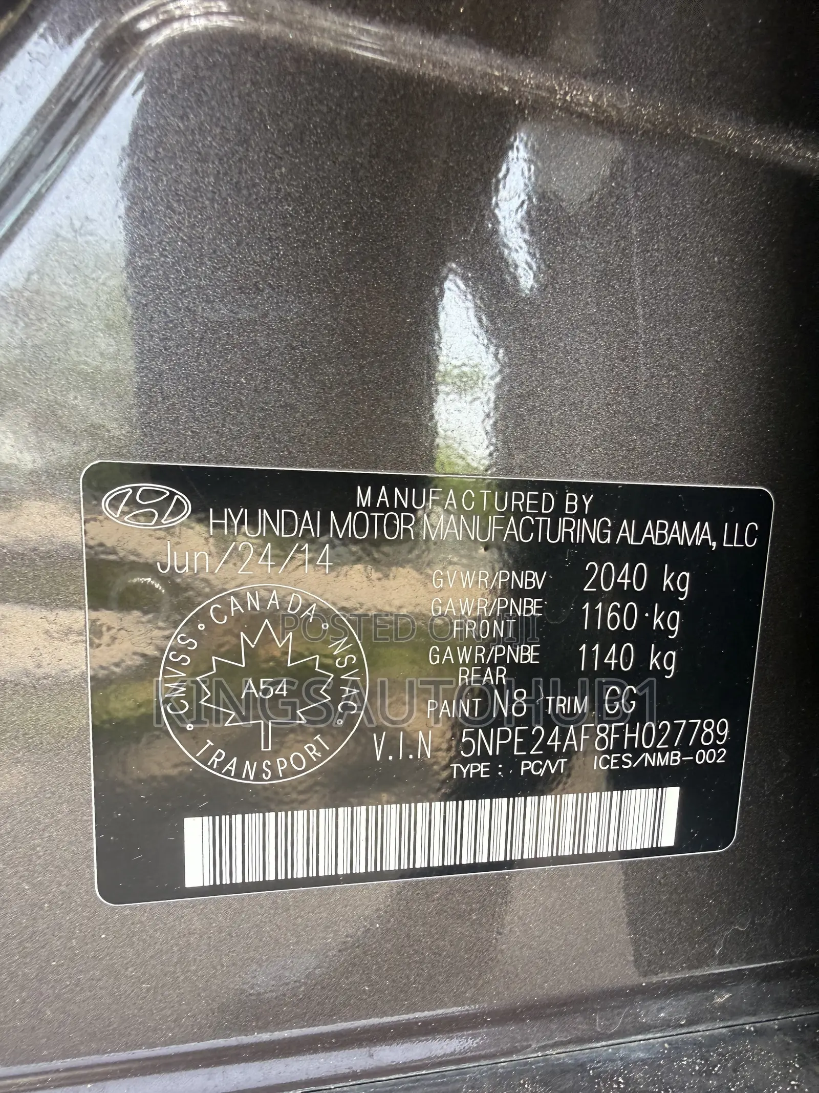 Hyundai Sonata 2014 Brown