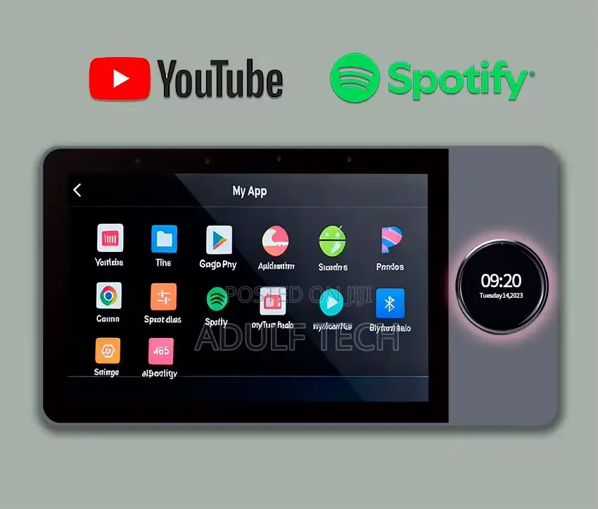 7” Tuya Smart Wall Panel / 2zone Amplifier