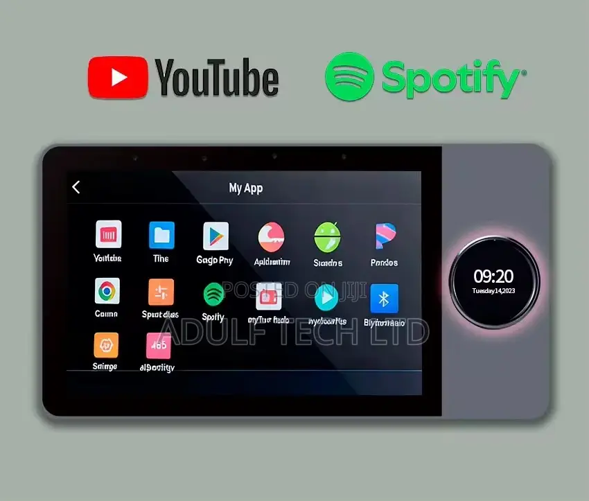 7” Tuya Smart Wall Panel / 2zone Amplifier