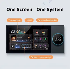7” Tuya Smart Wall Panel / 2zone Amplifier