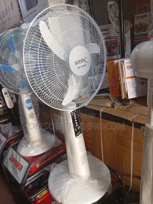Sonik Japan Rechargeable Fan With Radio, Panel , Extra Bulb