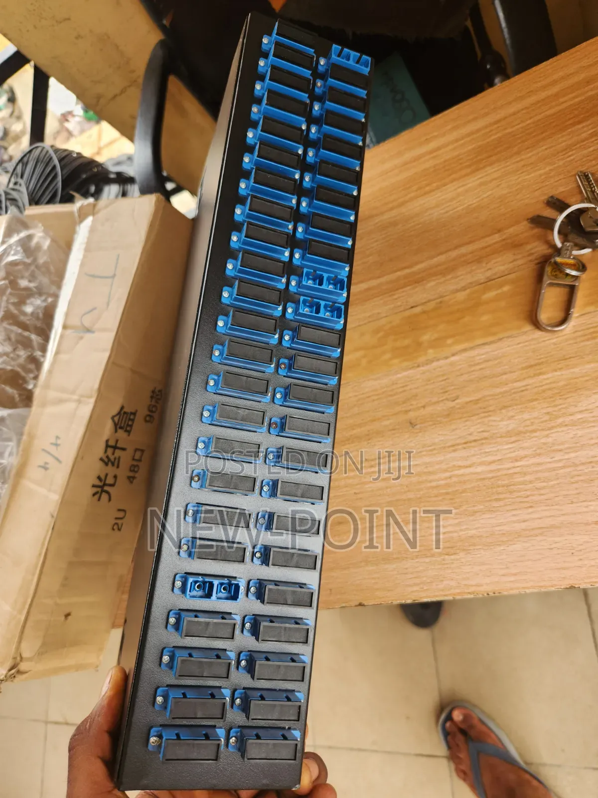 96port Sc/Upc Fiber Optic Patch Panel – Rack Mount Odf Distribution
