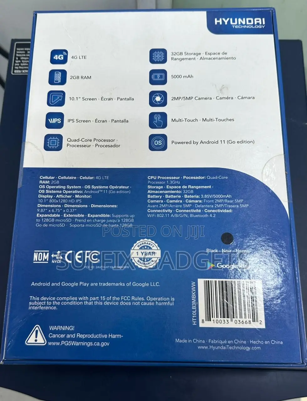 New Tablet 128 GB Black