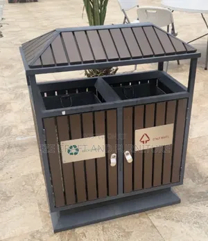 Modern Imported Outdoor Waste Bin