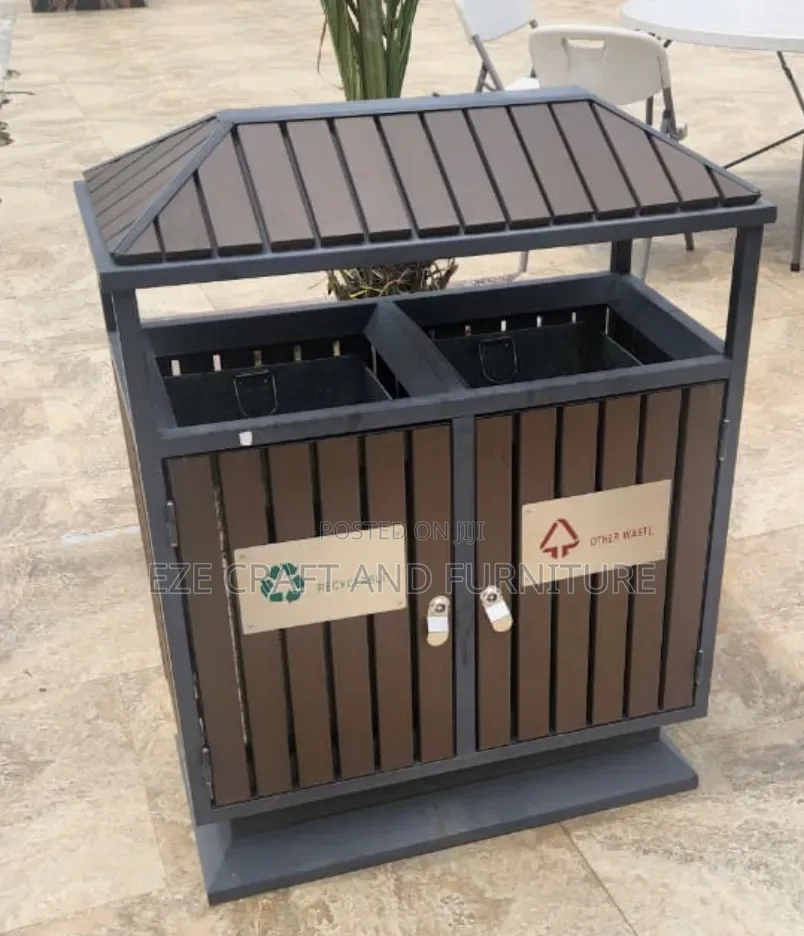 Modern Imported Outdoor Waste Bin