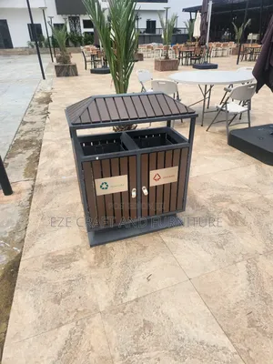 Modern Imported Outdoor Waste Bin