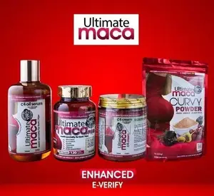 Maca Powder Pill Cream Gummies Syrup Oil