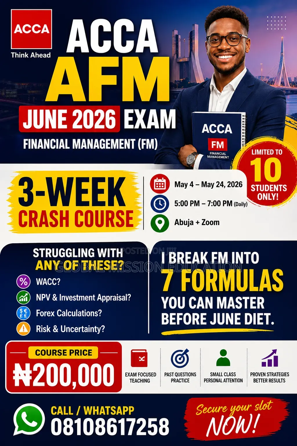 Acca Fm Afm Tutor, Cfa Crusher
