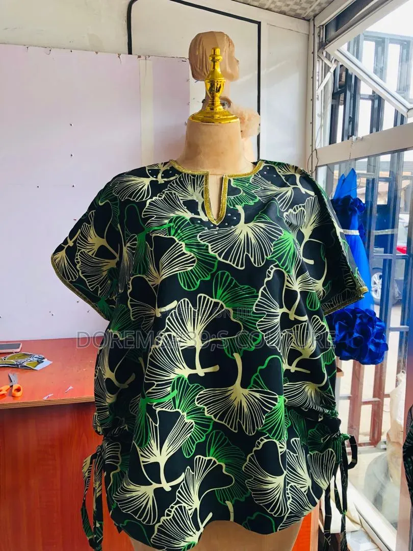 Ankara Boubou Top for Women