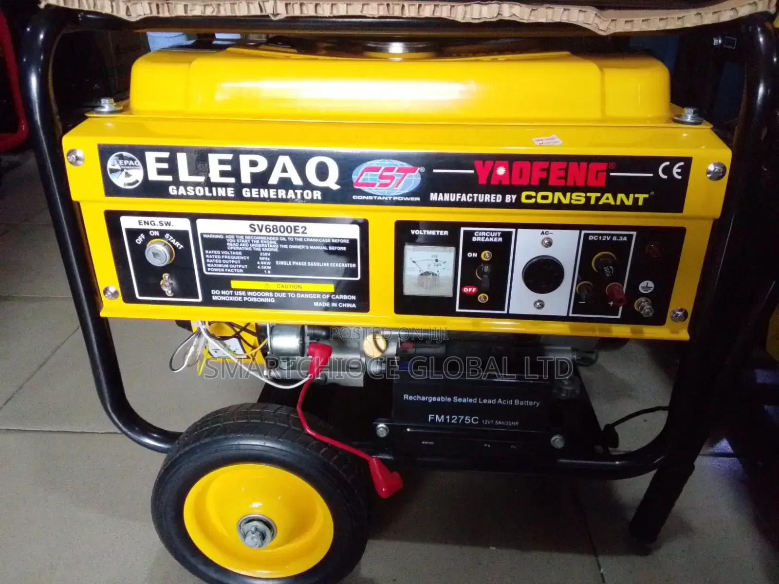 Elepaq Gasoline Generator Sv6800e2