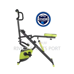 2in1 Body Crunch Evolution Exercise Bike Squat Machine / Horse Rider
