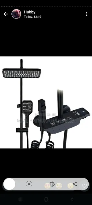 Shower Mixers Black Color