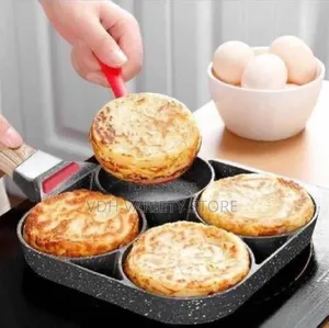 4 Holes Thickened Nonstick Omelette/Pancake Induction Frying Pan
