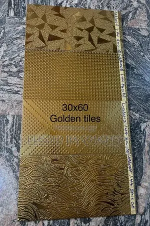 High Quality Gold Tiles,Pillars, Fence,Tv Console,Kitchen,Toilet Etc.