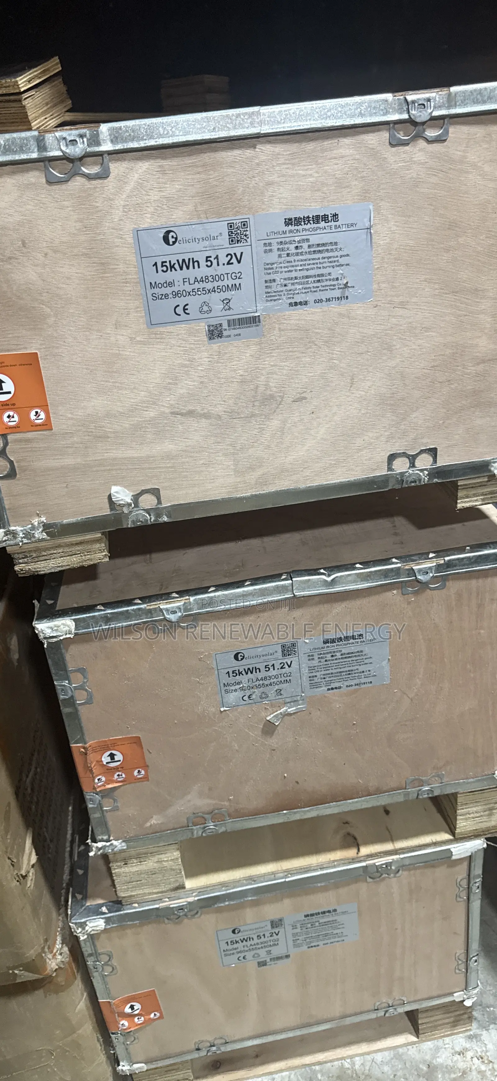 Felicity 15kwh 51.2v Lithium Battery (Fla48300tg2)