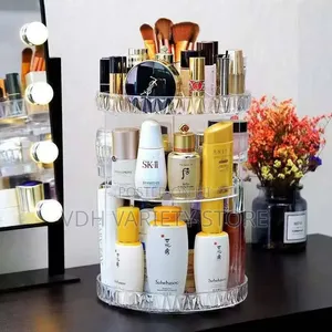 360 Degree Makeup and Jewelry Organizer