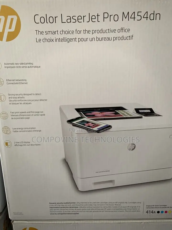 Hp Color Laserjet Pro M454dn Printer