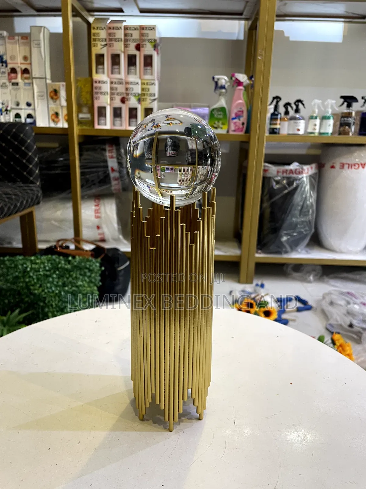 Crystal Ball Figurine