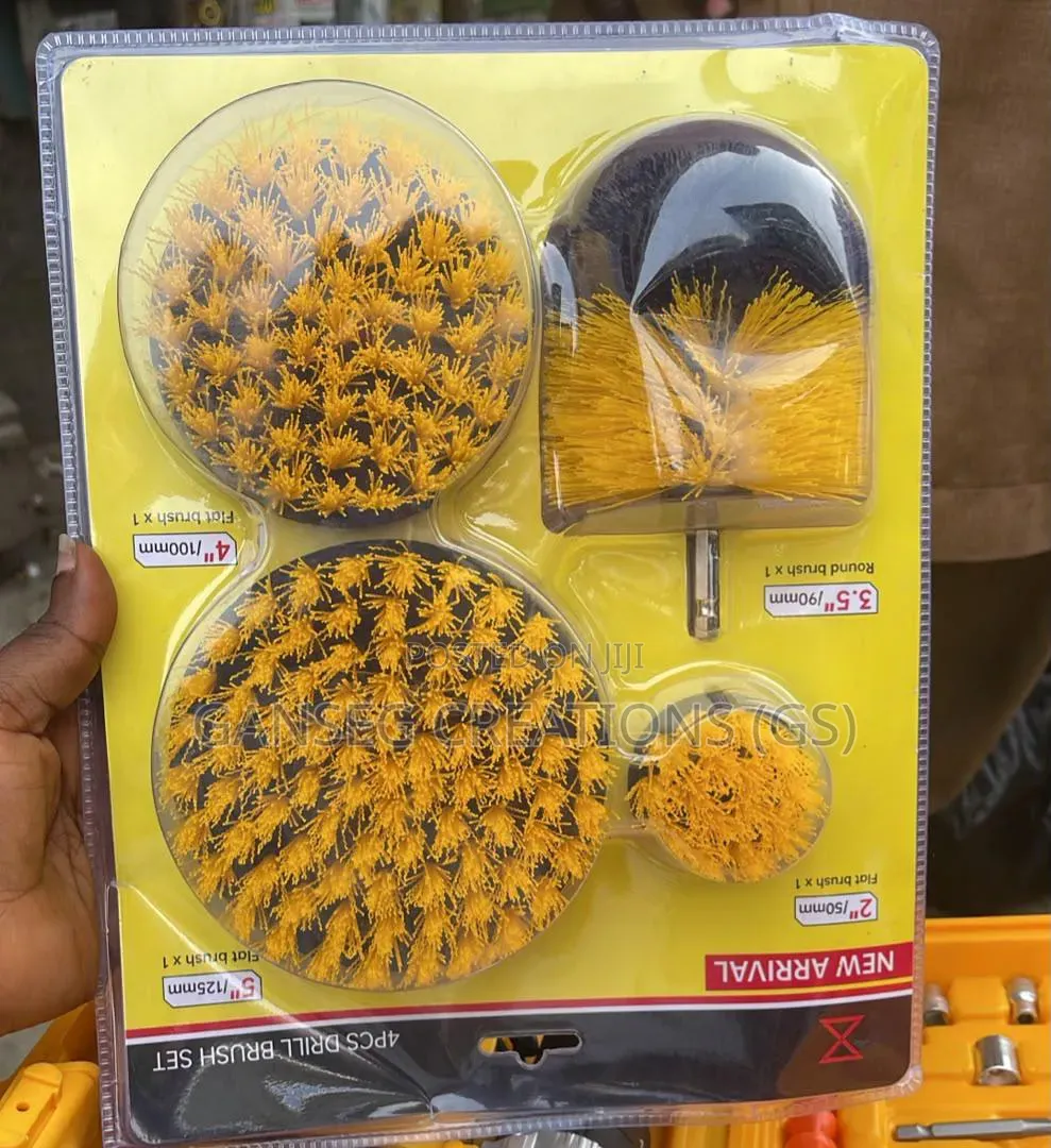 Cordless Drill Set + Cleaning Brush Kit