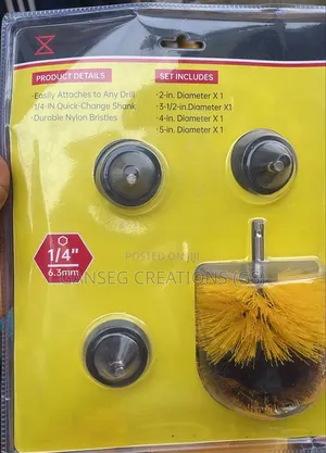 Cordless Drill Set + Cleaning Brush Kit