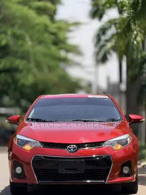 Toyota Corolla S Plus 4dr Sedan (1.8L 4cyl 6M) 2015 Red