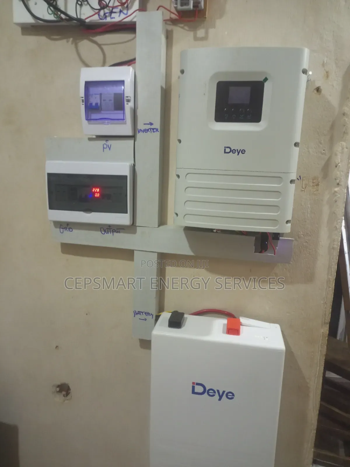 Solar 6kva/5kwh Deye System Setup
