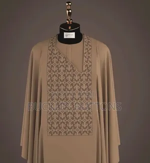 Agbada Design Brown