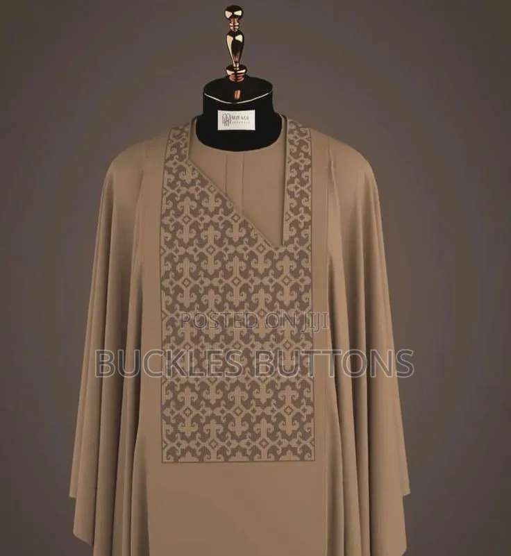 Agbada Design Brown