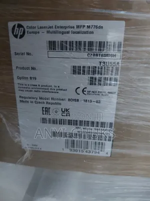 Hp Colour Laserjet Enterprise MFP A3 M776dn Printer