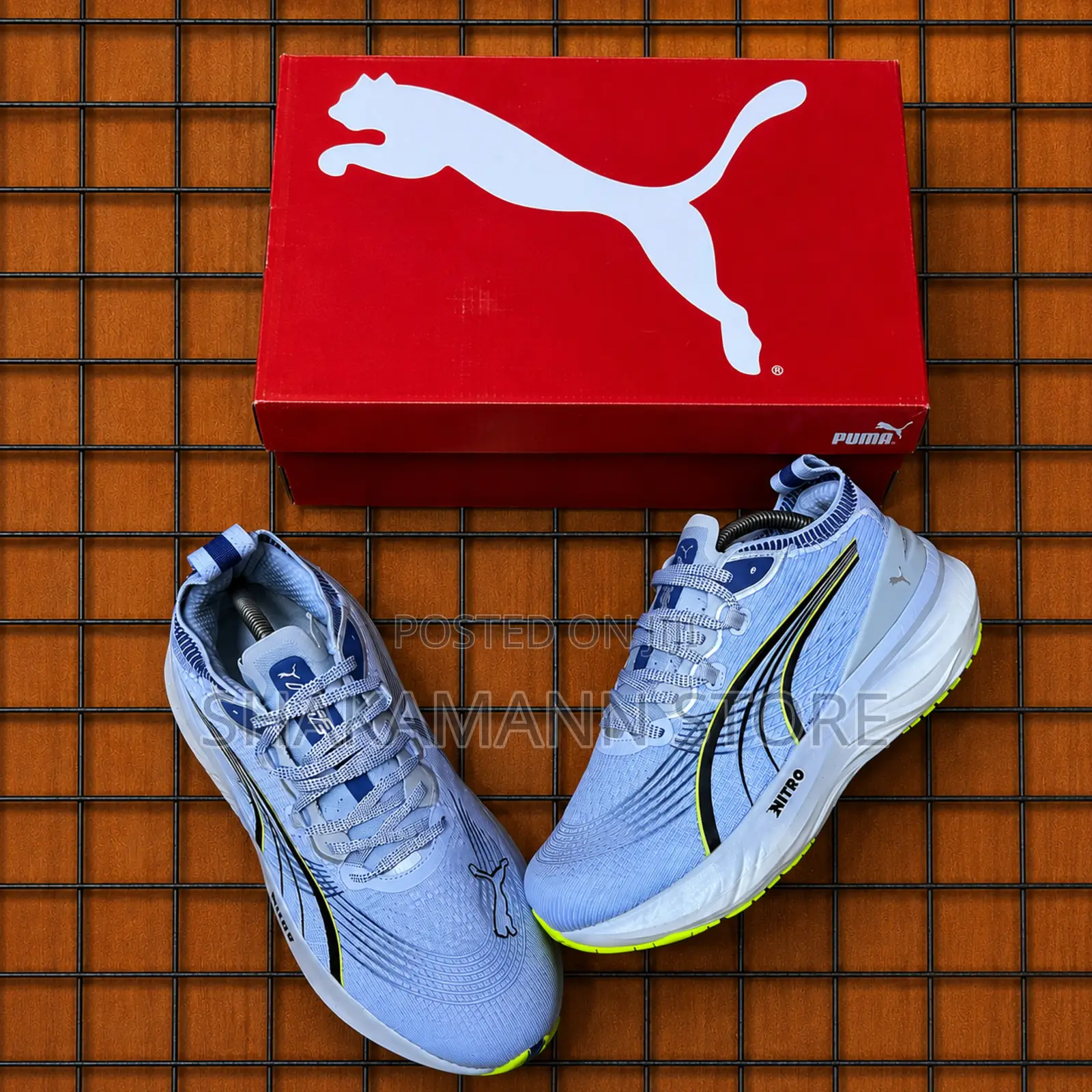 Original Puma Foreverrun Nitro 2 Cool Weather-Yellow Alert Puma