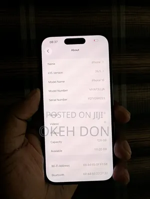 Apple iPhone 16 128 GB Black