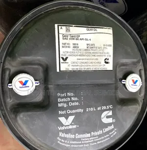 Valvoline Gear Gard Ep Sae Oil 80w-90 (210liter)