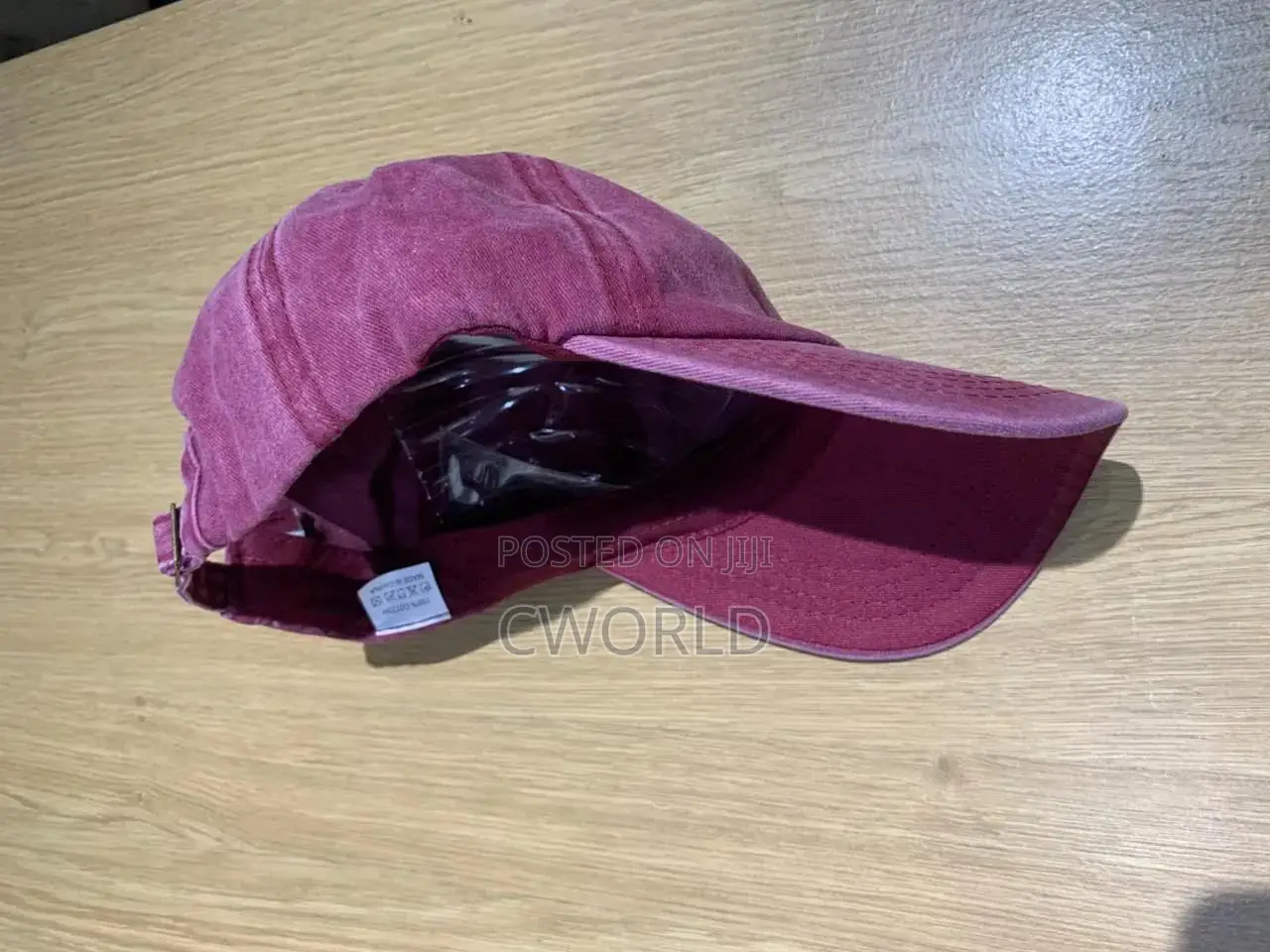 Washed Maroon Vintage Baseball Cap