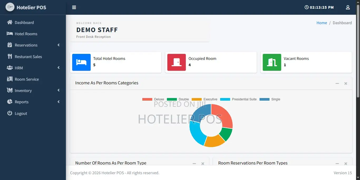 Hotelier Pos - Hotels Management Software